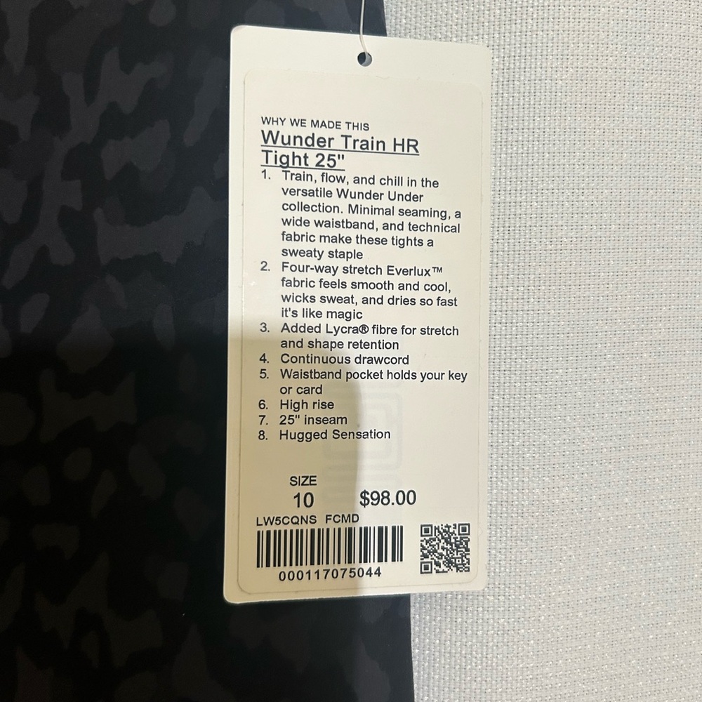 lululemon athletica Wunder Train HR Tight 25" - Black Camo